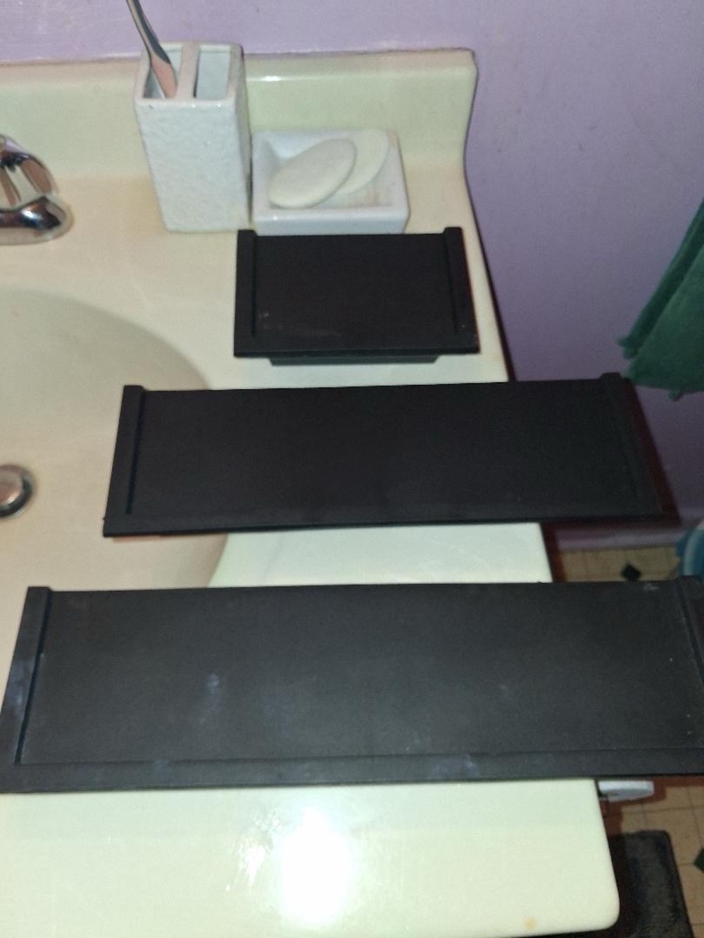 Black Tablet Stand/Tray - Universal Tablet Mount